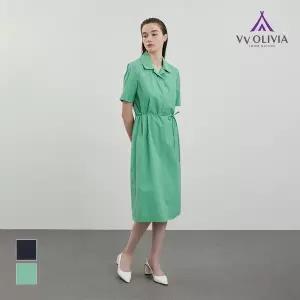 [비비올리비아] [VVOLIVIA] H라인 롱 원피스_VVCOA4M5161