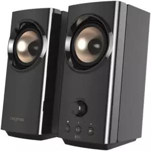 크리에이티브 랩스 T60 컴팩트 2.0 데스크톱 스피커 시스템 블랙