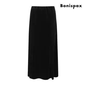 [롯데백화점]보니스팍스 밴딩 벨벳 롱 스커트 XP9SK003M0