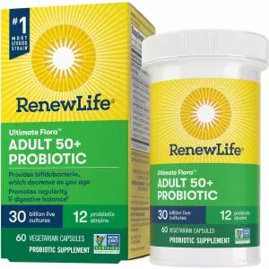 리뉴라이프 얼티미트 플로라 프로바이오틱 어덜트 50+ 60정 Renew Life