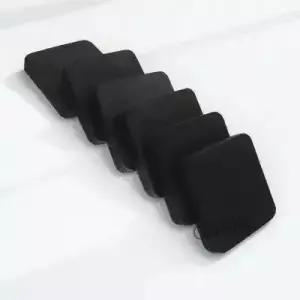 6Pcs 운동 매트 두꺼운 충격 흡수 고무 방진 패드 소음 감소 런닝머신 방음 바닥