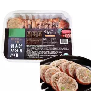 오징어 순대 속초 중앙시장 옛날 전통 택배 슬라이스 500g 2개