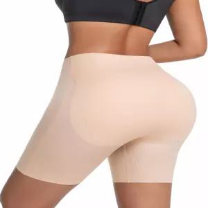 여성용 엉덩이 패드가 있는 스토토 팅 셰이프웨어 패딩 속옷 부티 팬티 배 조절 셰이퍼 반바지