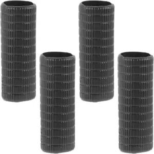 활을 잡는 자세 교정을 위한 SUPVOX 바이올린 그립 교체용 4Pcs 고무 음악 악기 액세서리 초급 연습 도구