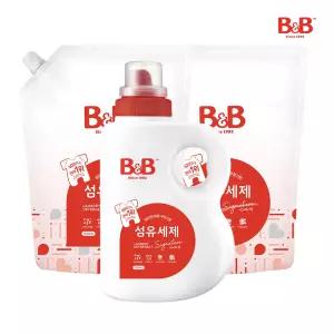 비앤비 아기 세탁세제 (시그니처) 1500ml x 1개 + 1500ml 리필 x 2개