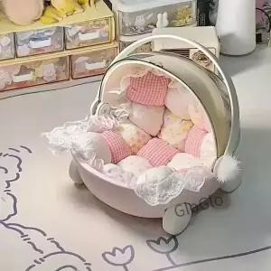 인형 유모차 보관 상자 ubu 공간 모듈 수면 요람 카트 침대 가구 액세서리 장식