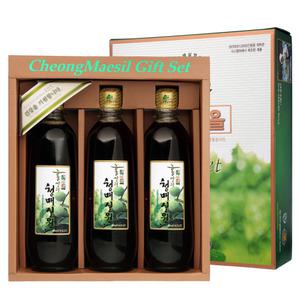 홍쌍리선물세트 청매실원 7호/600ml*3병 홍쌍리매실 매실청 원액