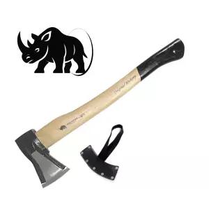 리노(Rhino) 싱글웨지 헤드 히코리우드 손도끼 1000g(500mm)