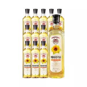 [사조대림] 해표 해바라기유 900ml x12병
