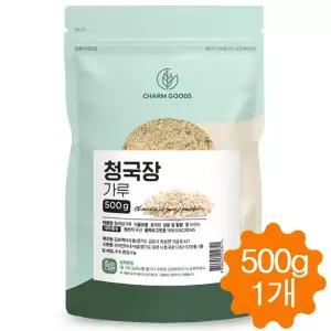 냄새없는 청국장 가루 국산 콩 100% 대두 청국장균 발효 분말 500g