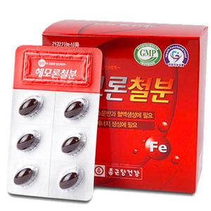 종근당 임신준비영양제 임신중기영양제 철분제 변비없는철분제 120캡슐