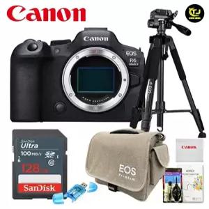 캐논 EOS R6 Mark II BODY/프리미엄 삼각대 패키지 7종세트/128G+전용가방+삼각대+카드리더기+청소도구+극세사융+액정보호필름/TJ
