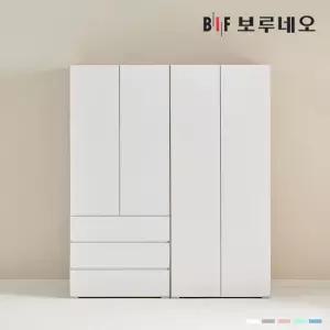 보루네오 [착불] 비긴 1600 J세트 옷장 이불장 미니 아이 작은방 원룸 슬림