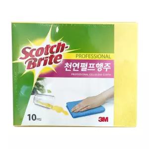 3M 천연펄프 행주 10입 스카치브라이트 셀룰로오스 행주