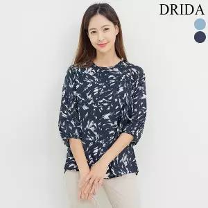 B23086BB 패턴7부인견블라우스