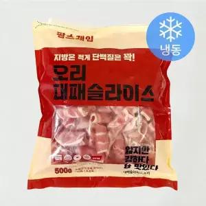 [드라이아이스사용][주7일발송] 팜스제임 무항생제 오리 대패 슬라이스 500g 오리고기 샤브샤브용 구이용 다이어트 식단