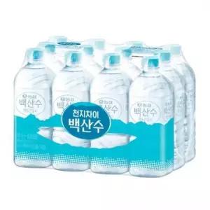 백산수 무라벨, 1L, 12개 one option