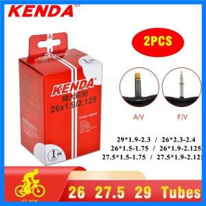 2PCS KENDA 자전거 내부 튜브 MTB 자전거 타이어 26 27.5 29 인치 1.5/1.75 1.9/2.125 2.3/2.4 AV FV 사이
