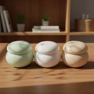 소금항아리 베넬라 현관소금단지 소금단지현관 소금 항아리 미니 단지 풍수 달항아리