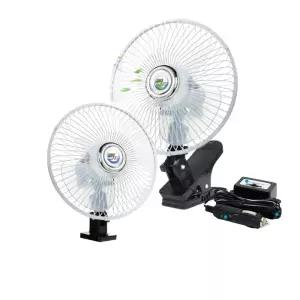 ECO 클립 카팬 8인치 차량용 선풍기 12V 24V 피스고정 카팬 버스 트럭 화물차 자동차 회전선풍기