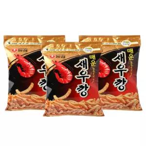 농심 대용량 노래방 매운 새우깡 400g X 3개