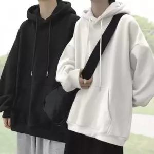 남녀 데일리 긴팔티 오버핏 무지 간절기 얇은 모자 티셔츠 후드