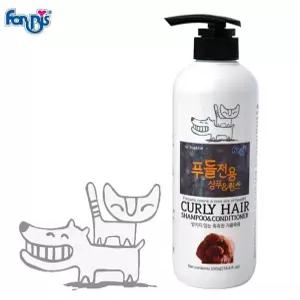 생활 천연샴푸 탱탱한 곱슥모발 푸들전용 샴푸린스 550ml 탈모샴푸 미용실샴푸 수앤서C2