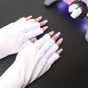 네일살롱 전용 UV LED 차단 젤네일 핑거 장갑