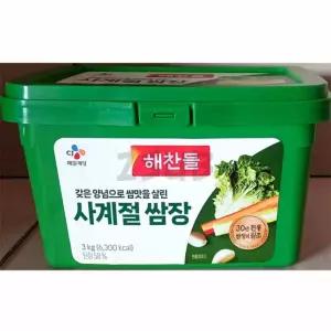 둘섭 사계절쌈장 해찬들 3k 대용량쌈장
