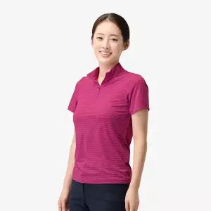 [하프클럽/프로월드컵]PWX S225-3224-1ME 여성 반팔 집업티