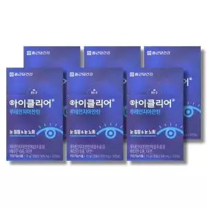 [셀러허브]종근당건강 아이클리어 루테인지아잔틴 500mg 30캡슐 6박스 /wb (S50715771)