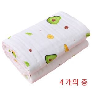 무라식 아기 목욕 타올 소년 소녀 면화 담요 신생아 가운 4 층 거즈 수건 유아용 싸기