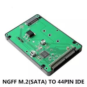 M2 IDE 어댑터 M.2 NGFF SATA SSD에서 2.5 IDE SATA SSD 변환기 어댑터 카드 변환기 B  M 키 44 핀