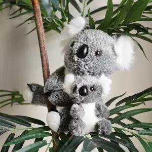 동물 30cm 귀여운 인형선물 작은 봉제 호주 털 인형 앉아있는 코알라 애착 14cm