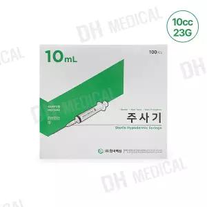 한국백신 일회용주사기 10cc 23G 100개입