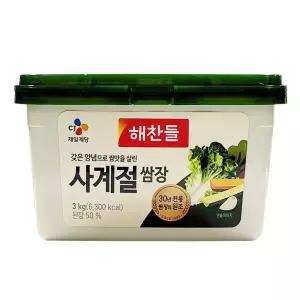 CJ 해찬들 사계절 쌈장 3kg 양념