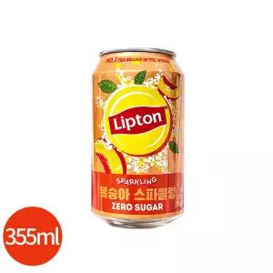 CL 립톤 복숭아 스파클링 제로 355ml x 24개