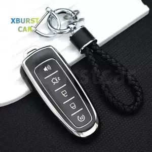 5 버튼 쉘 Fob TPU 자동차 키 케이스 커버 링컨 MKS MKT MKX MKZ 네비게이터 포드 에지 익스플로러 탈출