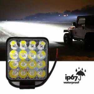 IP67방수등급 85MM 미니형 12V 24V 48와트 써치라이트