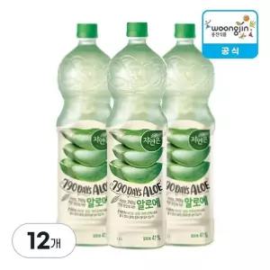 [G] 웅진식품 자연은 알로에 1.5L, 12개