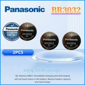 2개 파나소닉 BR3032 3V 배터리 자동차 리모컨 LED 플래시 카드 설치된