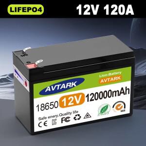12V 리튬 LiFePO4 딥 사이클 배터리 4000+ 충전식 태양광/풍력 발전용 인산철
