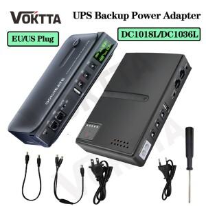 DC18W/36W 1A/2A 5V/9V/12V 대용량 다목적 미니 UPS 백업 전원 어댑터 WiFi 라우터용