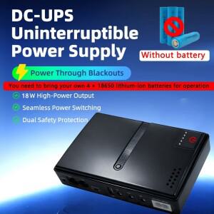 DC18W /36W DC1018P/DC1036P 1A/2A 5V/9V/12V 대용량 다목적 미니 UPS 백업 전원 어댑터 WiFi 라우터용