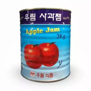 우림 사과쨈 3kg 식당용 대용량 베이커리 와플용 잼