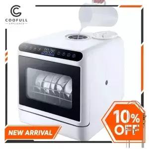 1000W 전기식 조리대 식기세척기 4세트 앱 제어 UVC 살균 PTC 건조 가정용/식당용 휴대용 미니 세척기