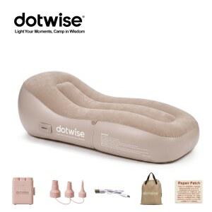 DOTWISE 빠른 팽창식 에어 소파 침대 야외 휴대용 에어 매트리스 게으른 캠핑 자동 팽창식 수면 매트 업데이트됨
