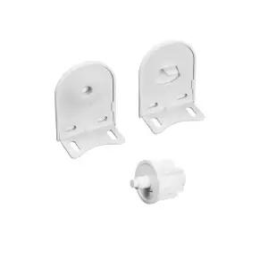 롤러 블라인드 수리 키트 38/40mm 윈도우 킷 3.8cm(1 1/2인치) 튜브 1쌍 화이트