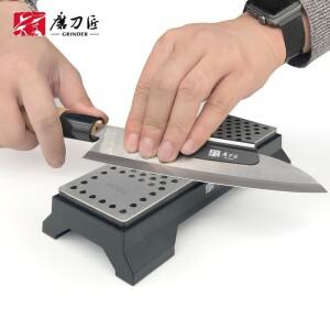 TAIDEA 다이아몬드 그라인드스톤 360/600그릿 양면 연마석 전문 칼 시스템 미끄럼 방지 베이스 웨트스톤