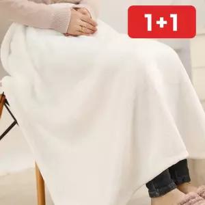 담요 차내 에어컨 바람 방지 낮잠 휴식 미니 낮잠이불 블랭킷  1+1